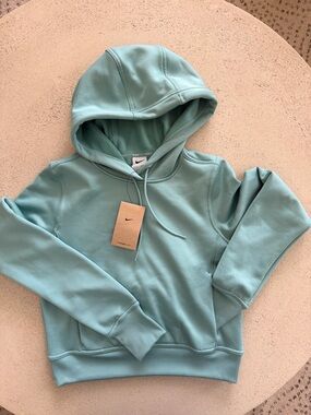 Nike Women's Hoodie Teal Blue Pullover